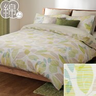 掛け布団カバー(PT44 リーフガラ GR)