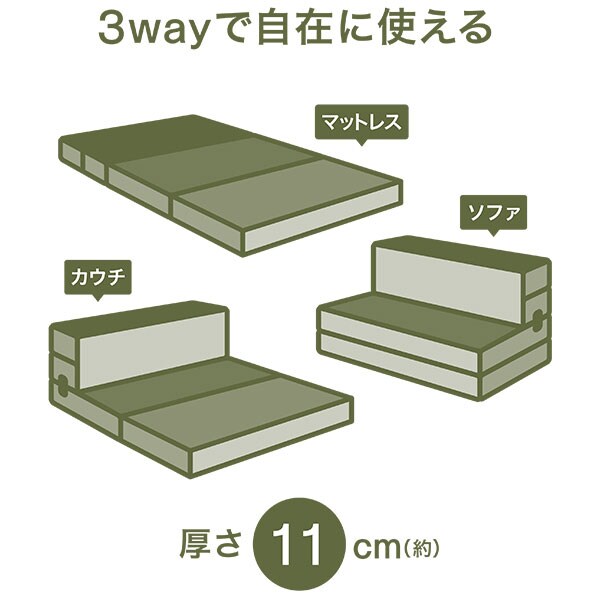 ソファになるマットレス ダブル レヴィン2 D 通販 ニトリネット 公式 家具 インテリア通販
