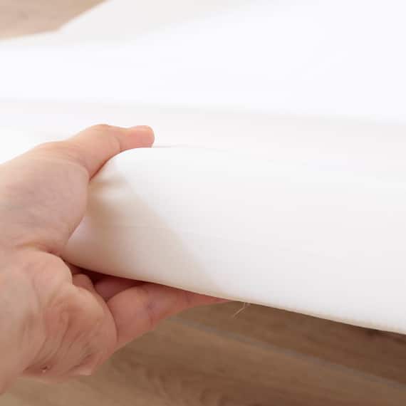 ひろびろ使えて小さくしまえる硬質4つ折マットレス セミダブル(プロテ NF SD) 9枚目画像