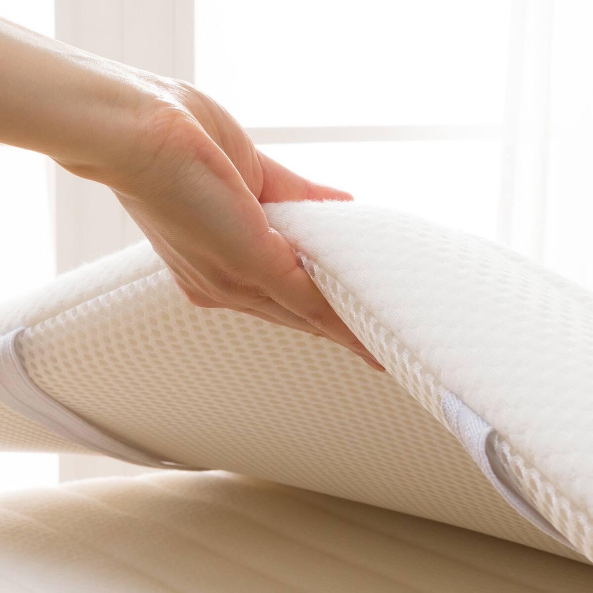 身体をしっかり支える マットレストッパー シングル 天然ラテックス S 通販 ニトリネット 公式 家具 インテリア通販