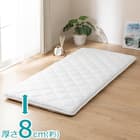 抗菌防臭機能付き マットレスなしでも使えるボリューム防ダニ敷布団 ダブル 1枚目画像