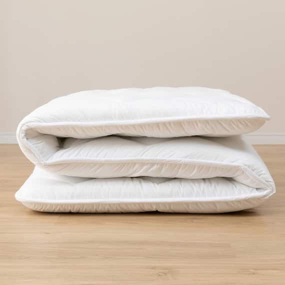 抗菌防臭機能付き マットレスなしでも使えるボリューム防ダニ敷布団 ダブル 7枚目画像