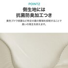 収納しやすい抗菌防臭敷布団 セミダブル(F2201) 10枚目画像