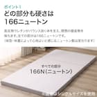 高反発3つ折りマットレス ダブル(アルト2 D M2202) 4枚目画像