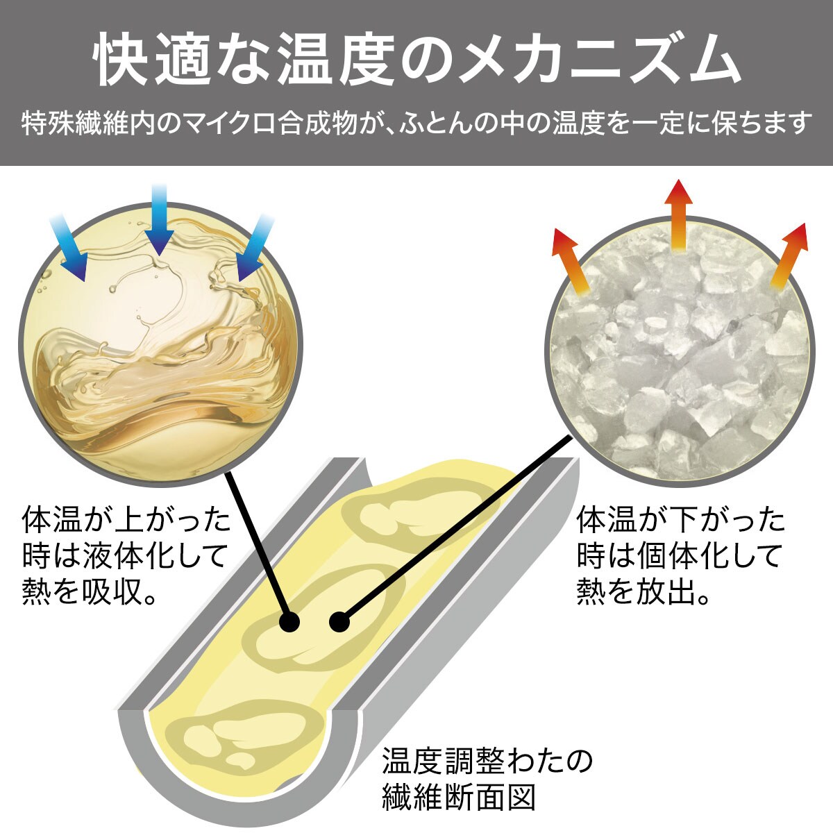 そのまま使える温度調整掛け布団　シングル(BE K2306 S) ニトリ   〔合計金額11000円以上送料無料対象商品〕