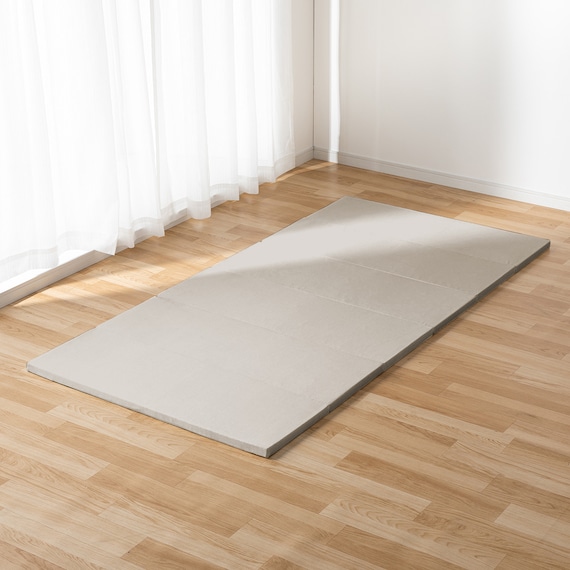 6つ折りコンパクト収納マットレス シングル(NF2 S GY M2210) 4枚目画像