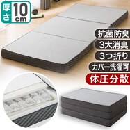 ウレタンとミニコイルで支える体圧分散敷布団(デュアルサポート2 F2211)