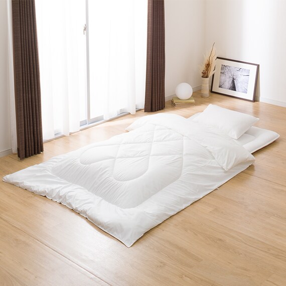 毛布にもなる掛ふとんカバー付き 寝具7点セット シングル(Nウォーム S2301 GY S) 15枚目画像