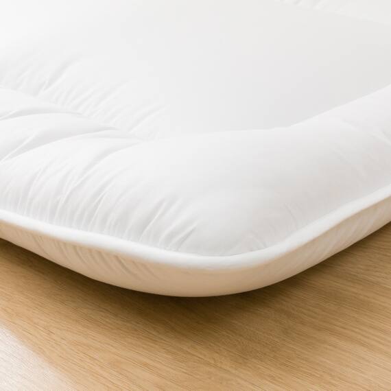 カバー付き 2枚合わせ掛け布団 布団セット 9点 (S2306 セミダブル ベージュ) 34枚目画像