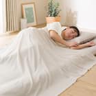 カバー付き 2枚合わせ掛け布団 布団セット 11点 (S2306 ダブル ベージュ) 13枚目画像