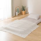 カバー付き 2枚合わせ掛け布団 布団セット 11点 (S2306 ダブル ベージュ) 18枚目画像