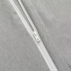 カバー付き 温度調整掛け布団 布団セット 6点 (S2305 セミダブル グレー) 17枚目画像