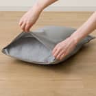 カバー付き 温度調整掛け布団 布団セット 6点 (S2305 セミダブル グレー) 20枚目画像