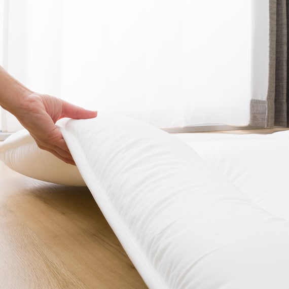 カバー付き 温度調整掛け布団 布団セット 6点 (S2305 セミダブル グレー) 24枚目画像