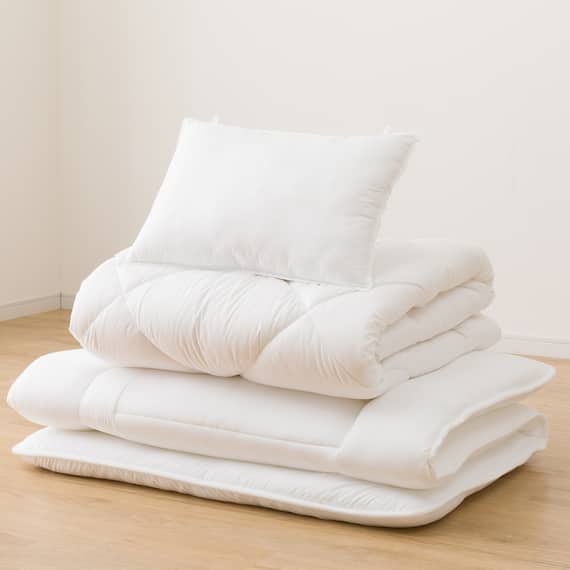 温度調整掛け布団 布団セット 3点 (S2305 シングル ホワイト) 10枚目画像