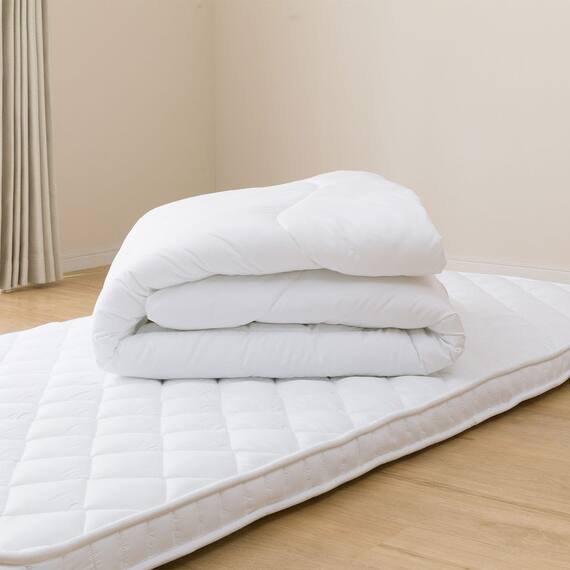 ボリューム敷布団 布団セット 3点 (S2306 セミダブル ホワイト) 10枚目画像