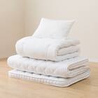 ボリューム敷布団 布団セット 4点 (S2306 ダブル ホワイト) 9枚目画像