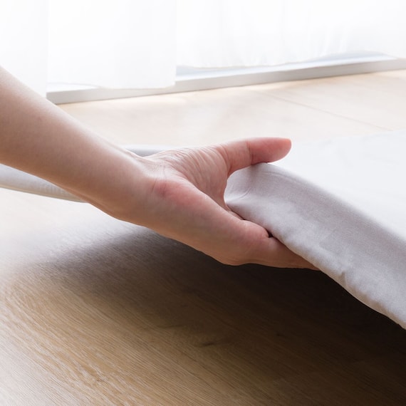 カバー付き 3つ折りマットレス付き 布団セット 11点 (S2307 セミダブル グレー) 37枚目画像