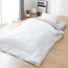 2枚合わせ掛け布団 3つ折りマットレス付き 布団セット 8点 (S2307 シングル アイボリー) 13枚目画像