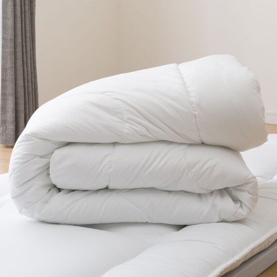 2枚合わせ掛け布団 3つ折りマットレス付き 布団セット 8点 (S2307 シングル アイボリー) 21枚目画像