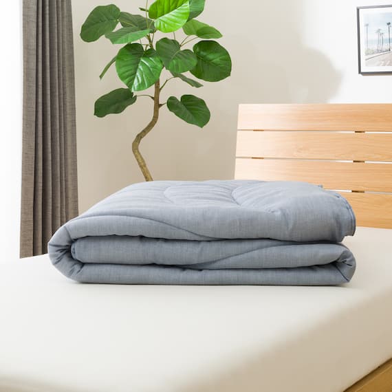 そのまま使える温度調整掛ふとん シングル(BL K2407 S) 3枚目画像