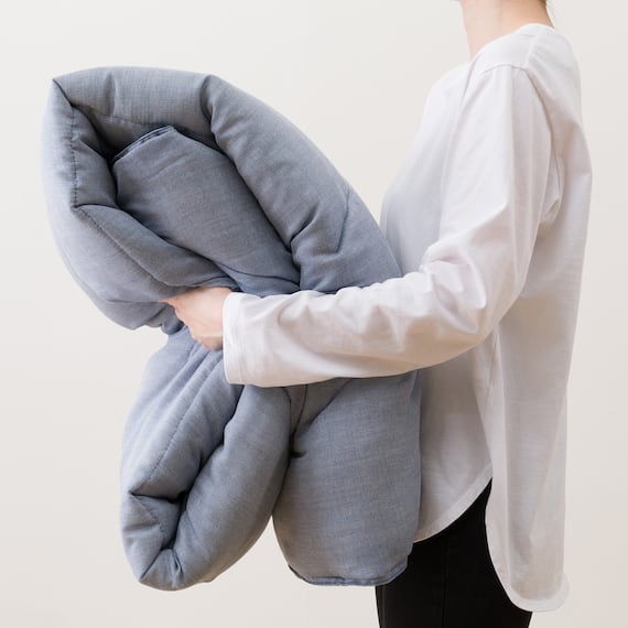 そのまま使える温度調整掛ふとん シングル(BL K2407 S) 5枚目画像