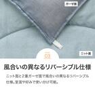 そのまま使える温度調整掛ふとん　シングル(BL K2407 S) 9枚目画像