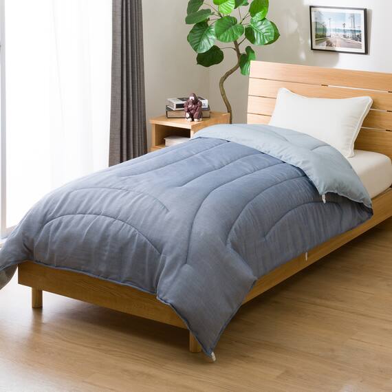 そのまま使える温度調整掛ふとん　シングル(BL K2407 S) 22枚目画像