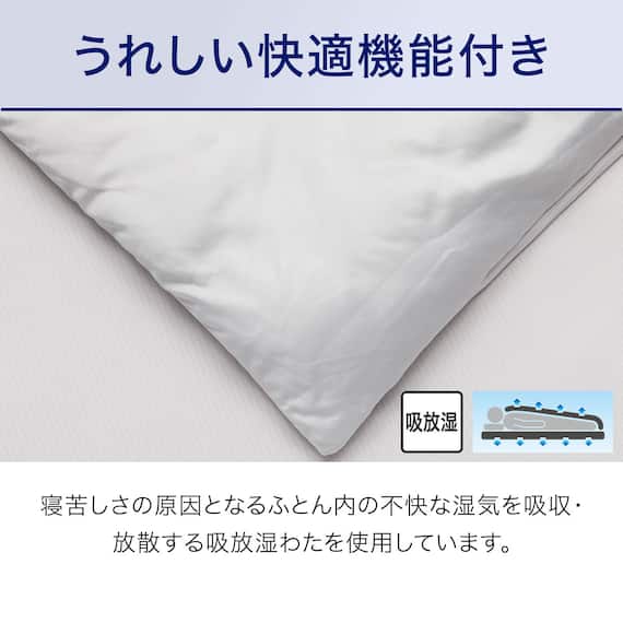 肌布団 シングル(NクールSP S GY S2402) 3枚目画像
