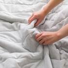 肌布団　シングル(コットンベロア S LGY S2412) 9枚目画像