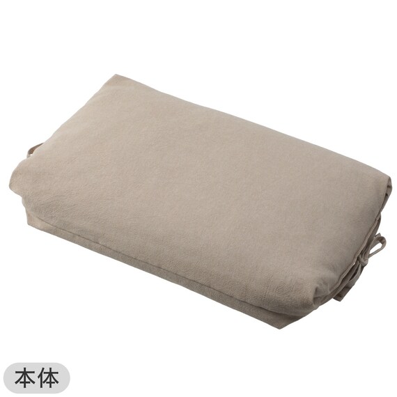 綿生地そば枕(イブキ3)本体+カバーセット(Nフィット ニット ミニサイズ NV2) 6枚目画像