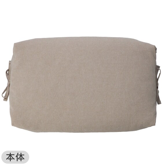 綿生地そば枕(イブキ3)本体+カバーセット(Nフィット ニット ミニサイズ NV2) 7枚目画像