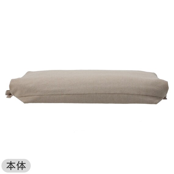 綿生地そば枕(イブキ3)本体+カバーセット(Nフィット ニット ミニサイズ NV2) 8枚目画像