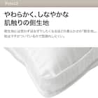 ホテルスタイル枕(Nホテル3 スタンダード)本体+カバーセット(Nホテル3 LMO) 4枚目画像