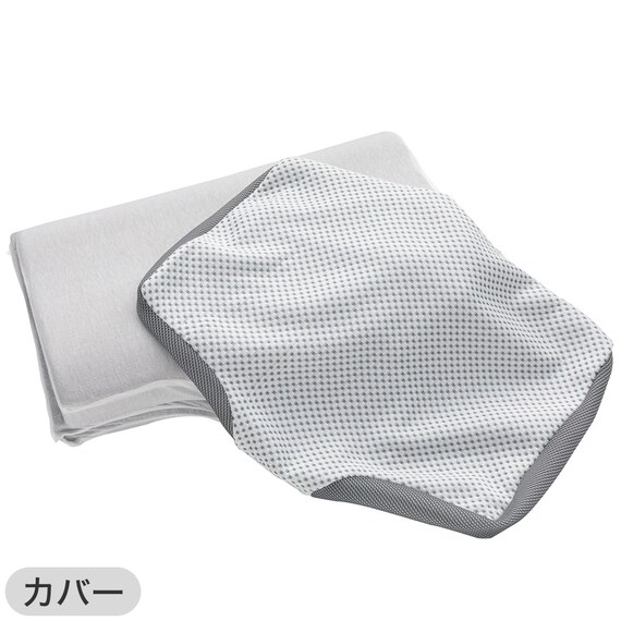 横向き寝も仰向け寝もラクな低反発まくら(ナチュラルフィットプレミアムP2304)+洗い替えカバー 15枚目画像