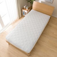 ゴムバンド付き敷きパッド　ダブル(オーガニックコットン GY D)