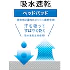 吸水速乾ベッドパッド シングル(NF S) 2枚目画像