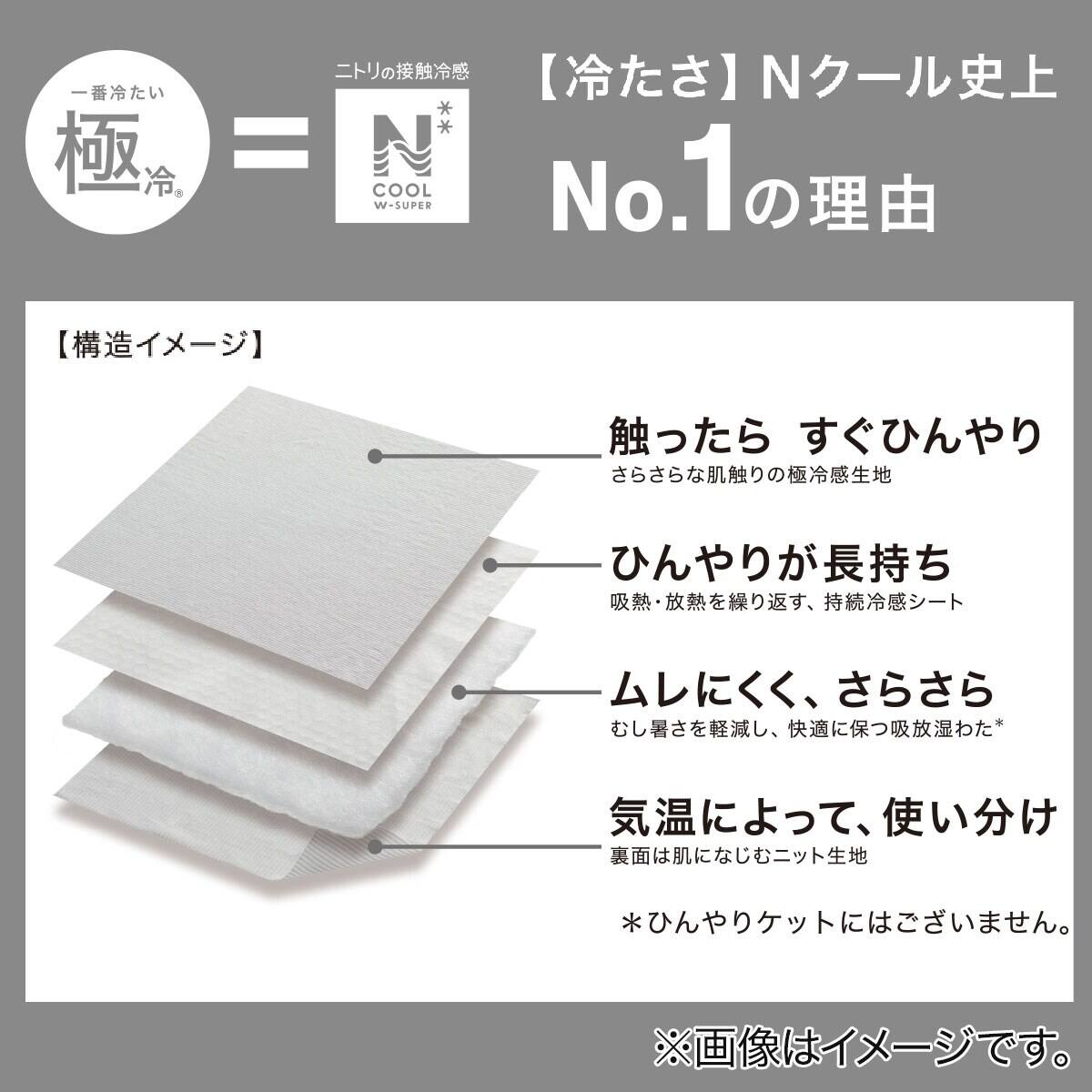 両面使える敷きパッド ダブル(NクールWSP n-s WH D) | ニトリネット
