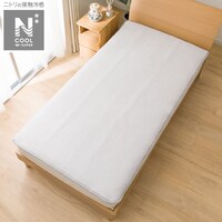 置くだけ簡単　敷きパッド　ダブル(NクールWSP+メッシュ n D)