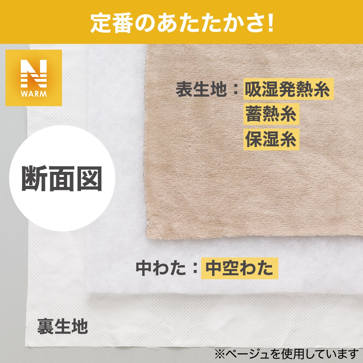 置くだけ簡単 敷きパッド ダブル(Nウォーム BE D A2210)通販 | ニトリネット【公式】 家具・インテリア通販