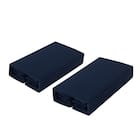 両面使えるベッドパッド&のびのびマルチすっぽりシーツ3点セット セミダブル(NV SD B2202 メッシュパッド) 14枚目画像