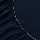 両面使えるベッドパッド＆のびのびマルチすっぽりシーツ3点セット セミダブル(NV SD B2202 メッシュパッド) 16枚目画像