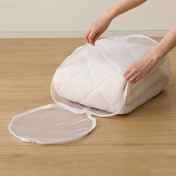 両面使えるベッドパッド＆のびのびマルチすっぽりシーツ3点セット セミダブル(NV SD B2202 メッシュパッド) 18枚目画像