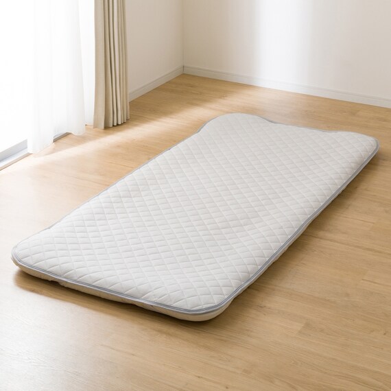 ゴムバンド付き敷きパッド シングル(ドライワッフル S GY S2311) 8枚目画像