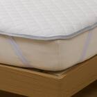 ゴムバンド付き敷きパッド シングル(ドライワッフル S GY S2311) 9枚目画像