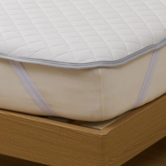 ゴムバンド付き敷きパッド　シングル(ドライワッフル S GY S2311) 9枚目画像