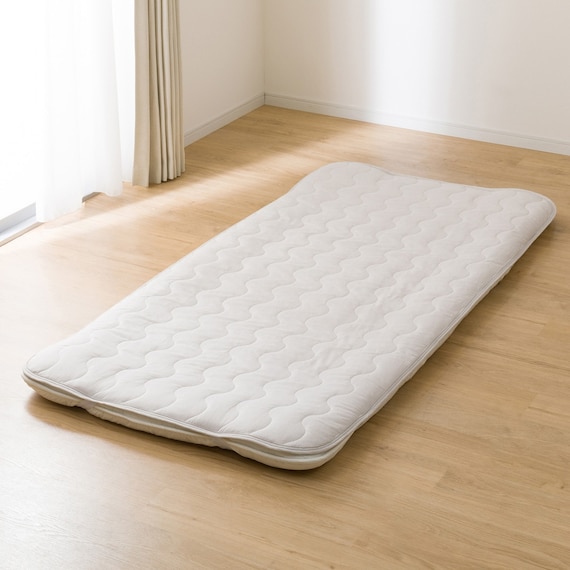 ゴムバンド付き敷きパッド シングル(コットンリネンコン S MO S2318) 8枚目画像