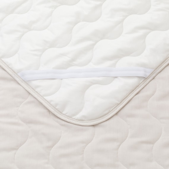 ゴムバンド付き敷きパッド シングル(コットンリネンコン S MO S2318) 12枚目画像