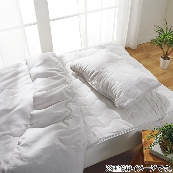 ゴムバンド付き敷きパッド シングル(コットンリネンコン S MO S2318) 13枚目画像