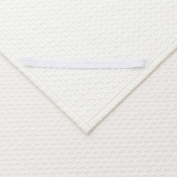 ゴムバンド付き敷きパッド　シングル(IBコットン S WH S2328) 11枚目画像